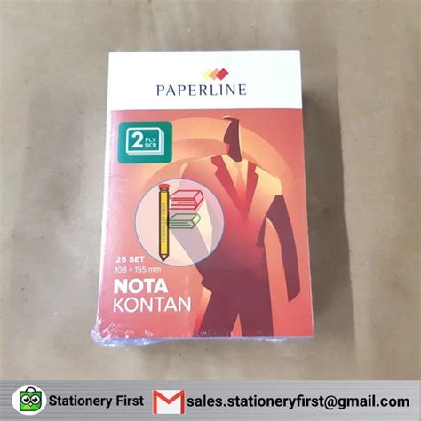 Jual Nota Bon Kontan 2 Rangkap K2 Ply Kecil Paperline Per Pack Isi 10