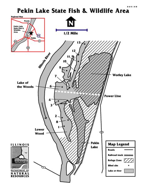 Pekin Lake Illinois Site Map - Pekin Lake Illinois • mappery