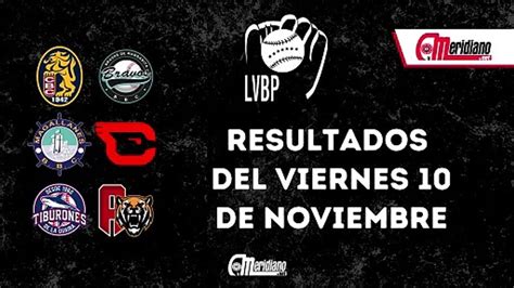 Lvbp Resultados De Los Encuentros De Este De Noviembre V Deo