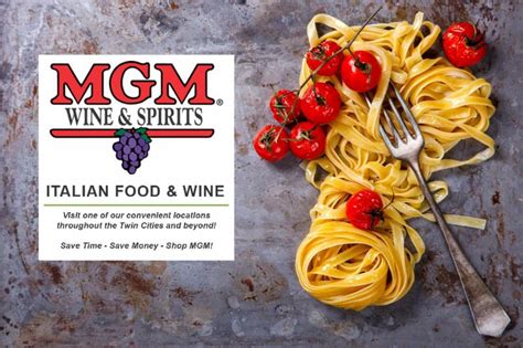 Italian Food and Wine - MGM Wine & Spirits