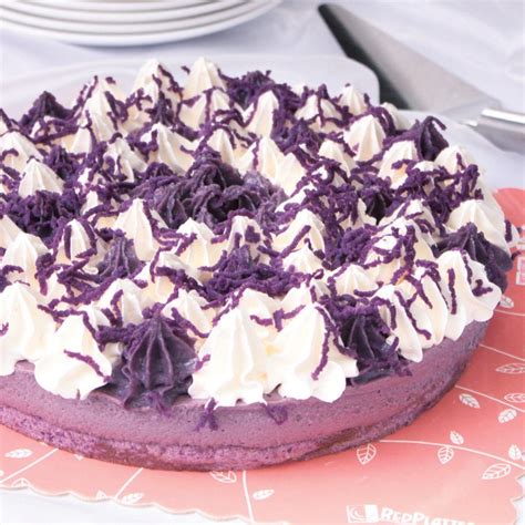 Ube Mousse Red Platter