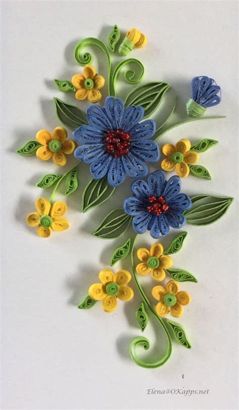 Pin By Najma Mamdani On Paper Quilling Flowers In Quilling