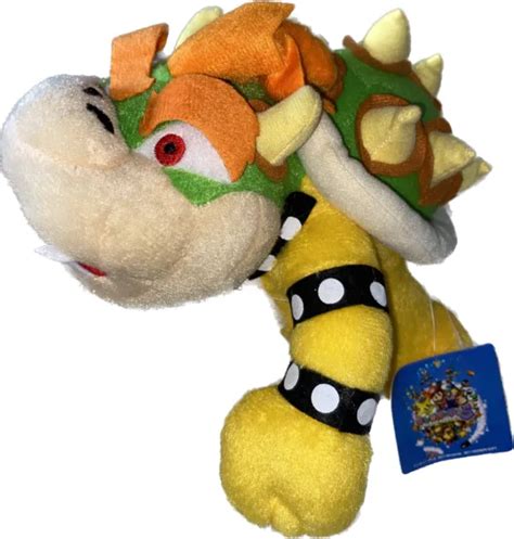 Nwt Super Mario Party Bowser Plush Sanei Hudson Soft Beanie Doll