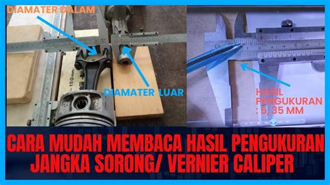 Cara Mudah Membaca Jangka Sorong Vernier Caliper YouTube