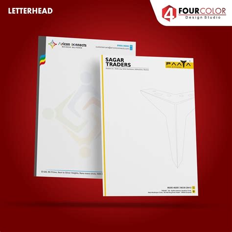 Glue Bound Paper White Printed Letterhead At Rs Piece In Rajkot