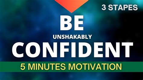 How To Build Self Confidence The Power Of Unshakeable Self Confidence 👊⚡ Youtube