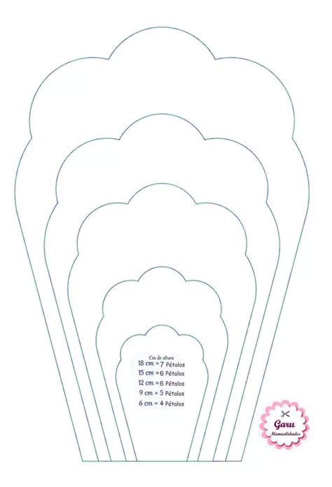 Plantillas De Flores De Papel