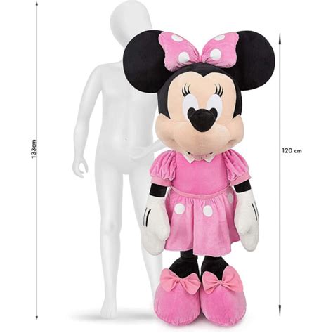 Giant Jumbo Disney Licensed Sitting Minnie Mouse Pink Dress Soft Toy