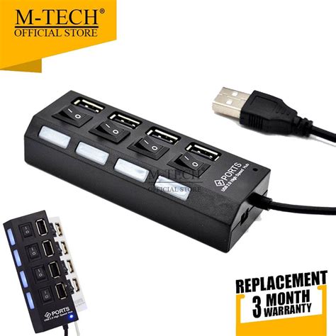 Jual Usb Hub M Tech Port Output On Off Saklar Usb Shopee Indonesia