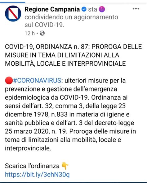 Covid Ordinanza N Proroga Misure Limitazioni Alla Mobilit