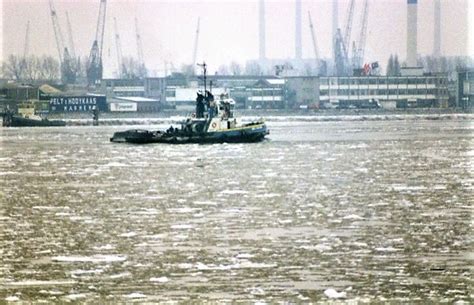 Winter 1997 Rotterdam Rivier De Maas Met Ijsschotsen River Flickr