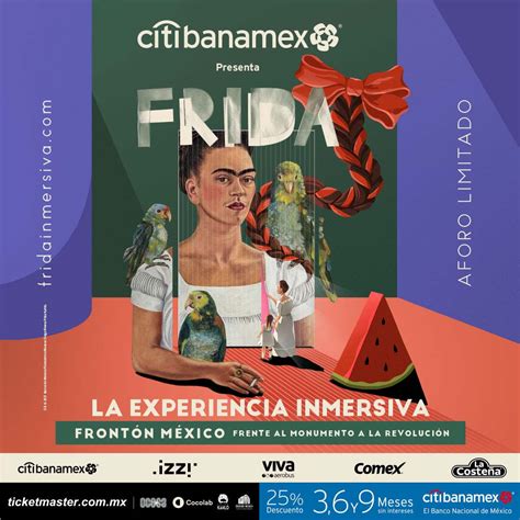 Frida Inmersiva Front N De Cuidad De M Xico Espect Culo Y Entradas