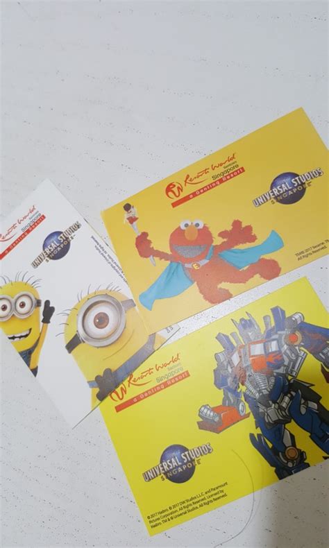 Uss Universal Studio Singapore Vouchers Tickets Vouchers Local