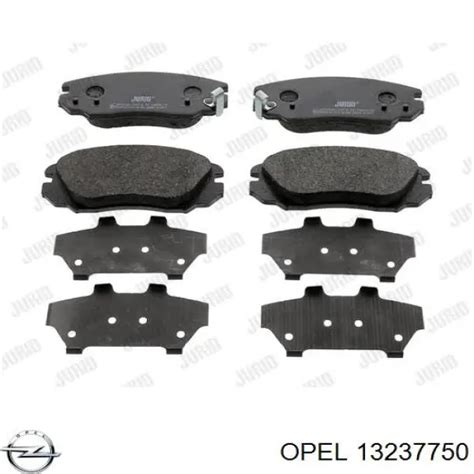 13237750 Opel Pastillas De Freno Delanteras