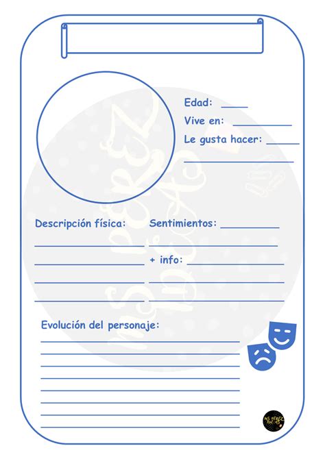 Ficha De Personaje Educafichas Net Sexiz Pix