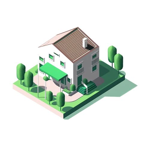 Premium AI Image | a residential building