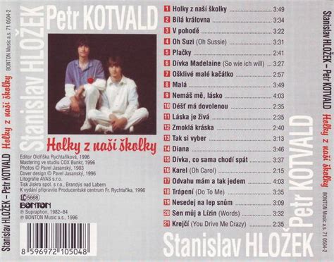 Cd Stanislav Hlo Ek Petr Kotvald Holky Z Na Kolky Aukro