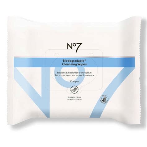 No7 Biodegradable Cleansing Face Wipes 2x 30 Pack No7 Us