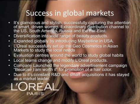 L Oreal Case Study Ppt