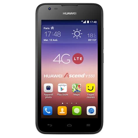 Huawei Ascend Y Noir Mobile Smartphone Huawei Sur Ldlc