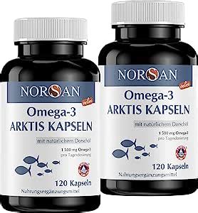 Norsan Premium Omega Arktis Dorsch L Kapseln X Kapseln Mg