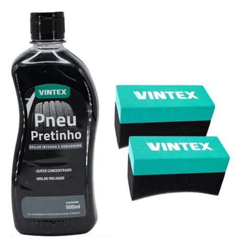 Kit Vonixx Brilha Pneus Pretinho Ml Aplicador Parcelamento