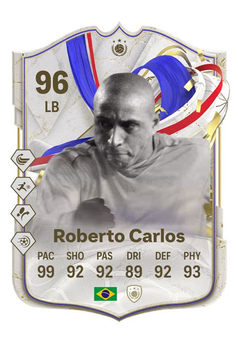 BERKANTTP Roberto Carlos FC 24 Greats of the Game Icon Fut Card