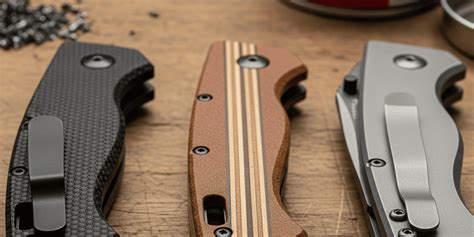 pocket knife handle materials explained   micarta  titanium