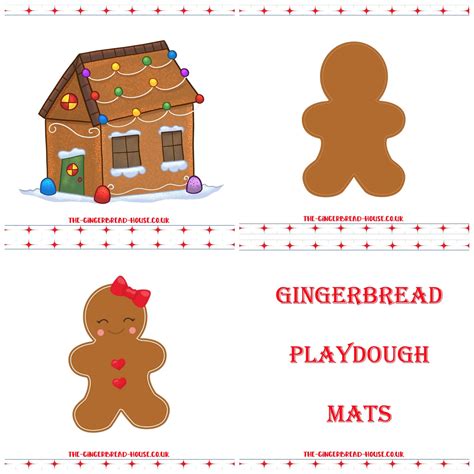 Free Printable Gingerbread Playdough Mats The Gingerbread House Co