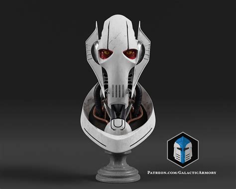 3D File General Grievous Bust 3D Print Files 3D Printer Design To