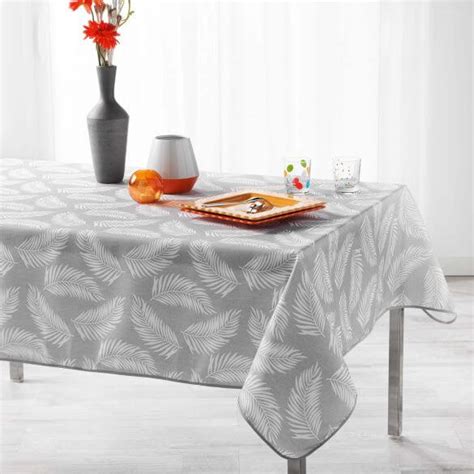 Nappe Anti Tache Rectangulaire 150 X 240 Cm Polyester Feuilles De