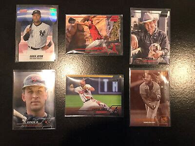 2022 Topps Stadium Club Parallels Red Black Foil Sepia Triumvirates