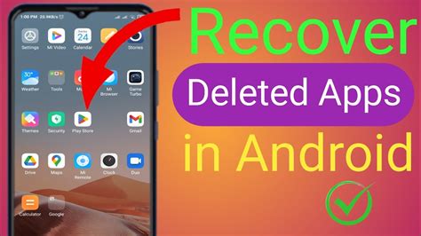 How To Recover Deleted Apps In Android Restore Android Deleted Apps