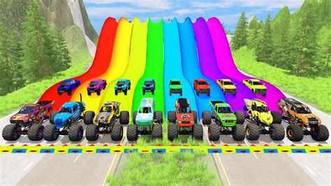 HT Gameplay Official 337 Giant Slide Color High Speed Monster Truck