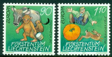 Verenigd Europa Uitgave 1997 Serie Liechtenstein Postzegelhandel