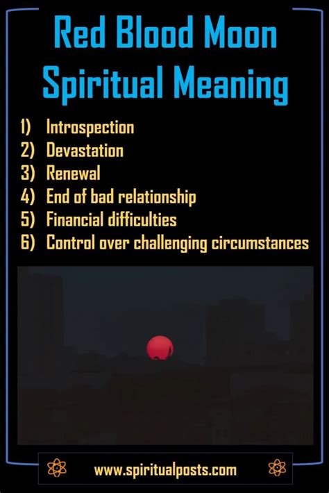 Blood Moon or Red Moon Spiritual Meanings | Spiritual Posts