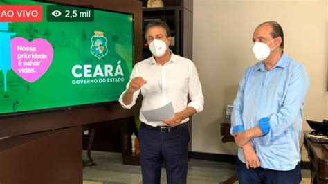 Camilo Santana Anuncia Novo Decreto Sanit Rio Do Cear Acompanhe Ao Vivo