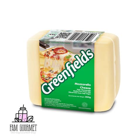 Jual Greenfields Mozarella Cheese 200 Gr 1Kg Shopee Indonesia