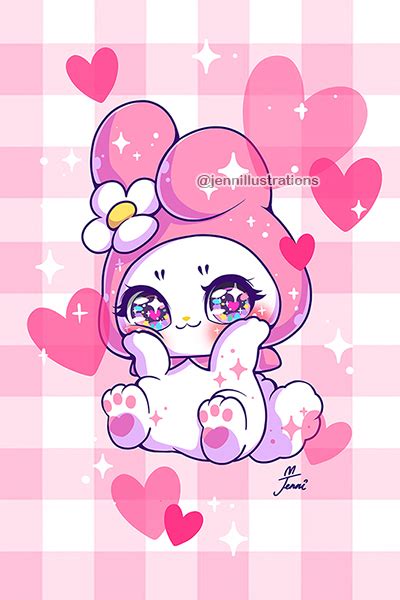 My Melody Print · Jenni Illustrations · Online Store Powered By Storenvy