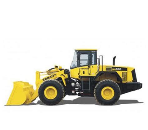 Komatsu WA380 Wheel Loader Specs and Dimensions - VeriTread