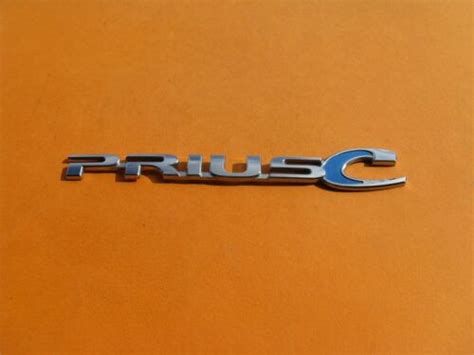 Toyota Prius C Rear Gate Emblem Logo Badge