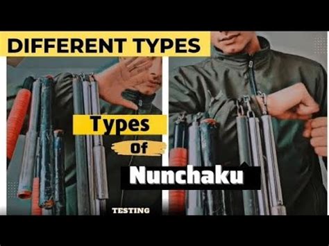 Different types of Nunchucks || Types of nunchaku - YouTube