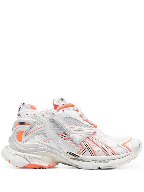 Balenciaga Runner Whiteorange Sneakers Grailed