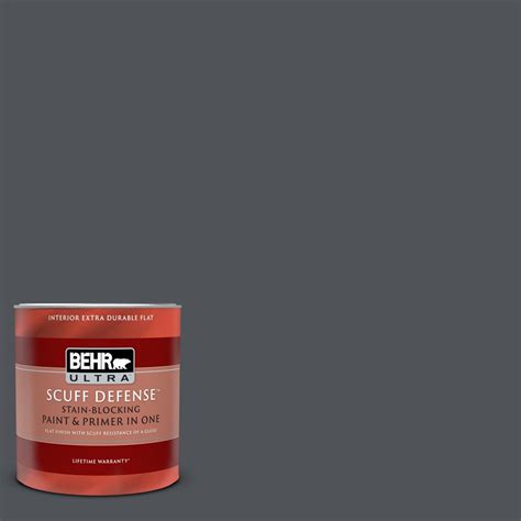 Behr Ultra Qt N Orion Gray Extra Durable Flat Interior Paint