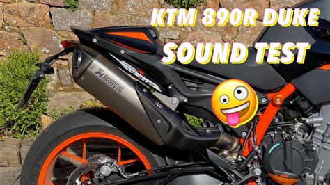 Akrapovic Slip On For The Ktm 890R Duke How Does It Sound YouTube