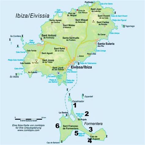 Ibiza Formentera Map Asridiculas