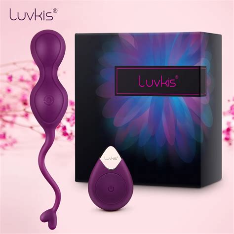 Vibrador Inal Mbrico Luvkis Control Remoto Bola Kegel Vibrador Amor