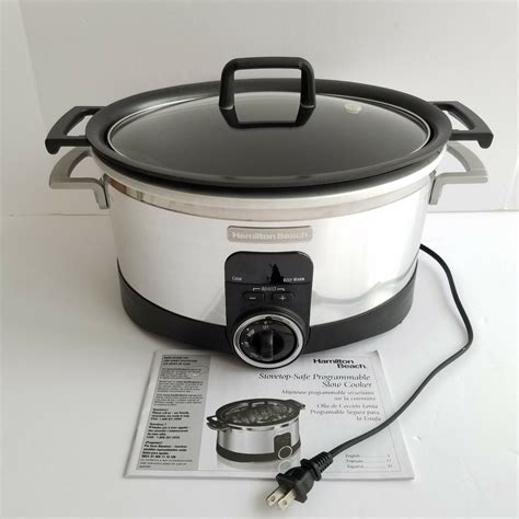 Hamilton Beach Crock Pot Instructions