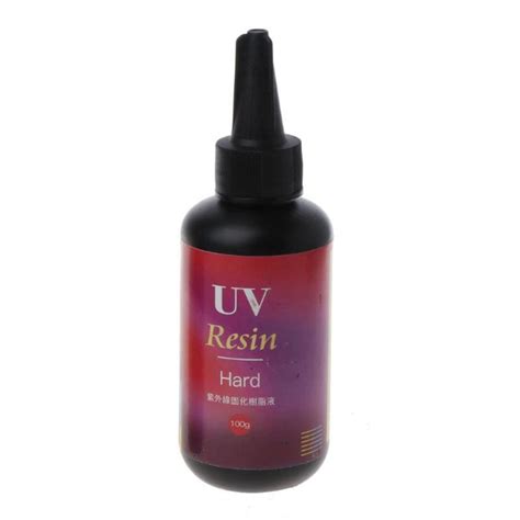 Qisuw Uv Resin Diy Hard Type Crystal Clear Glue Ultraviolet Curing