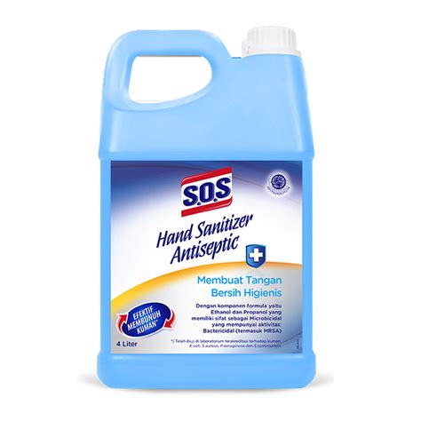 Jual Sos Hand Sanitizer Antiseptic Botol Refill 4000ml Hbhoz